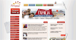 Desktop Screenshot of colegioparoquial.com.br