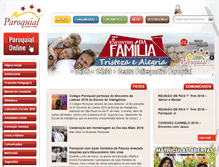 Tablet Screenshot of colegioparoquial.com.br